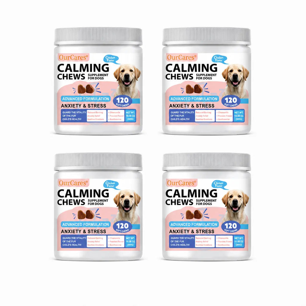OURCARES Calming Bites for Dogs, Dog Composure & Calming Chews, Relief Soft Chew Pet Treats for Everyday Stress Support